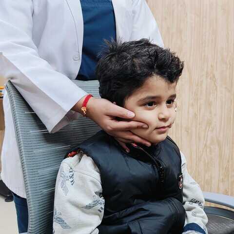 Image of Speech therapy of children, at Occupational therapy centre, located in Greater Noida, recognized as the best speech therapy centre in the Greater Noida